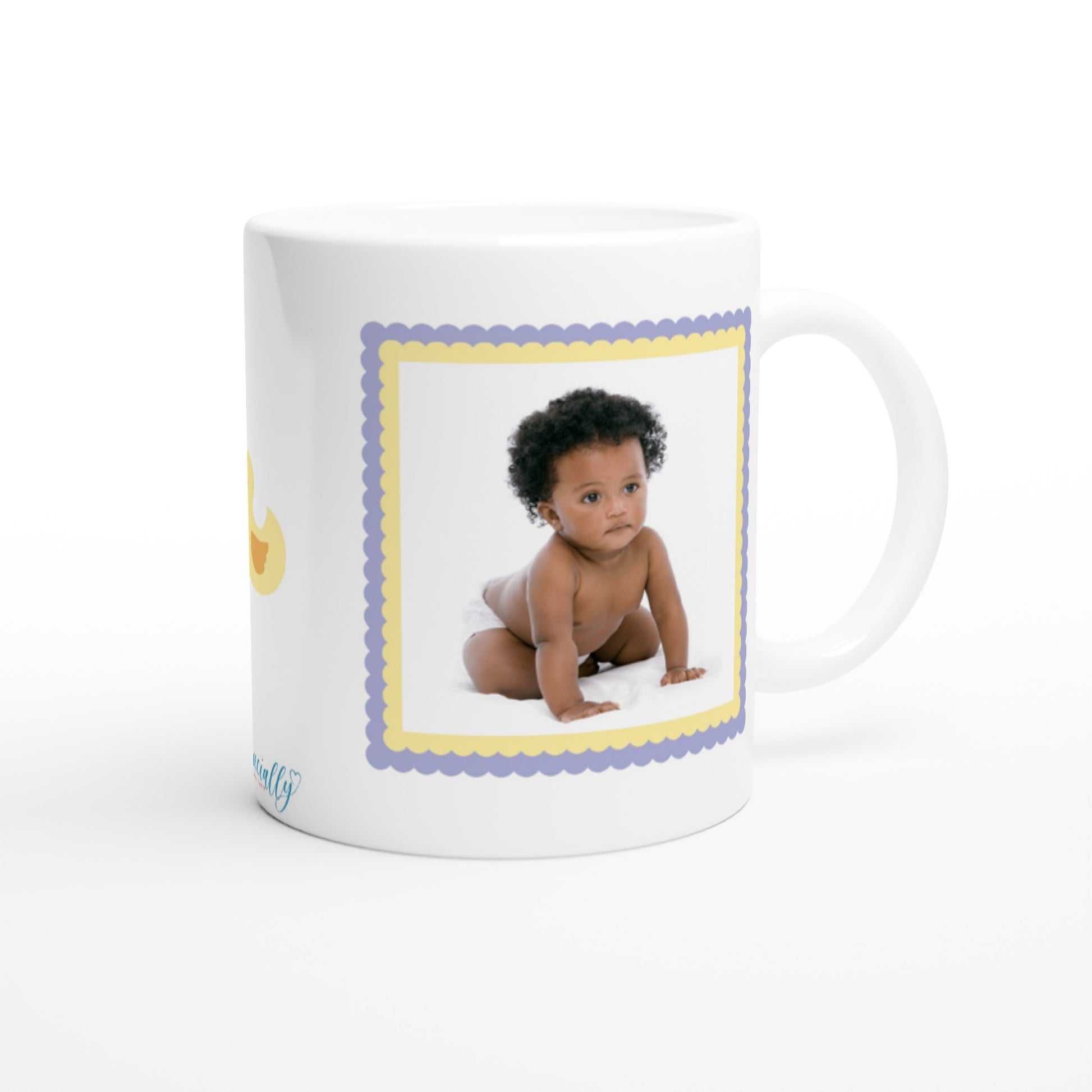 "Mommy's Bundle of Joy" Customizable Photo Mug back view