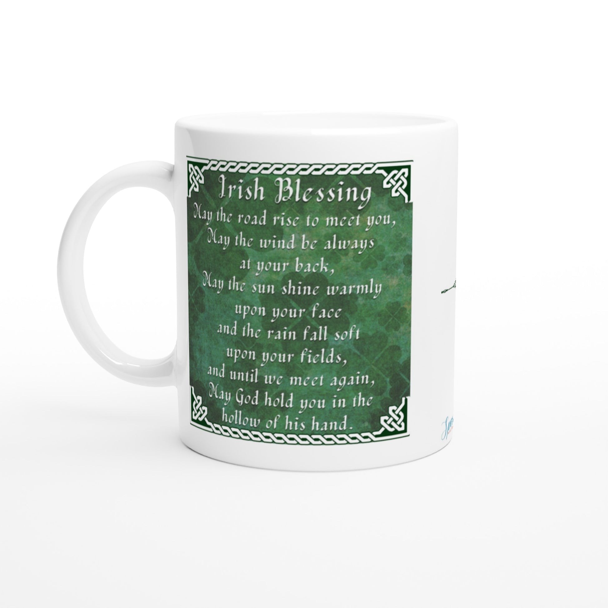 "Irish Blessing" 11 oz. Mug front view