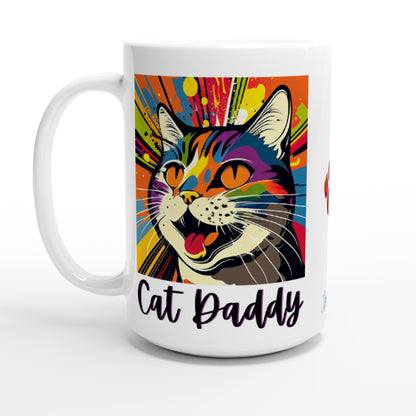 "Cat Daddy"  Mug 15 oz. front view