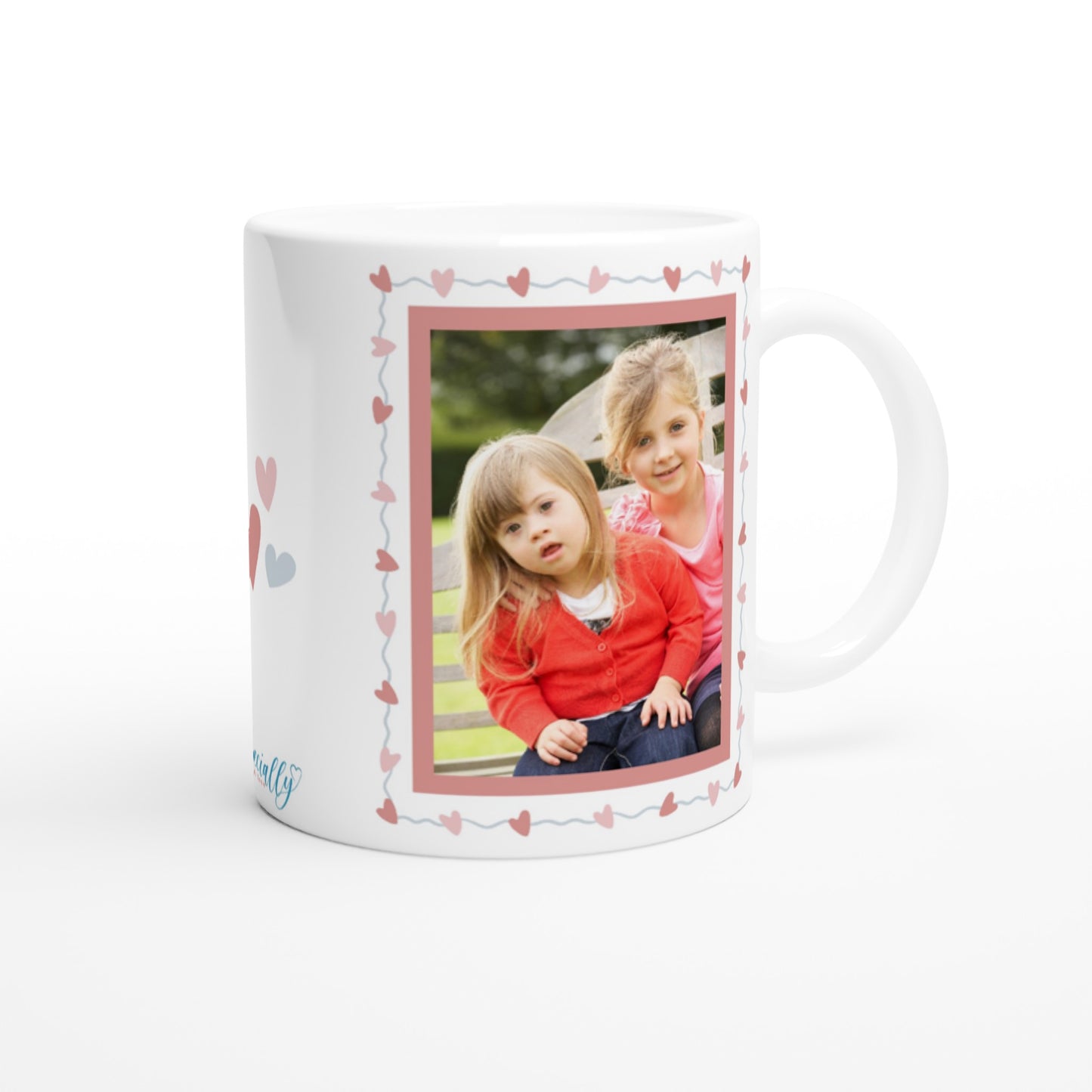 "Grandmothers are a blessing..." Customizable Photo Mug back view