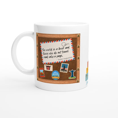 St. Augustine "The world is a book" 11 oz. Mug front view