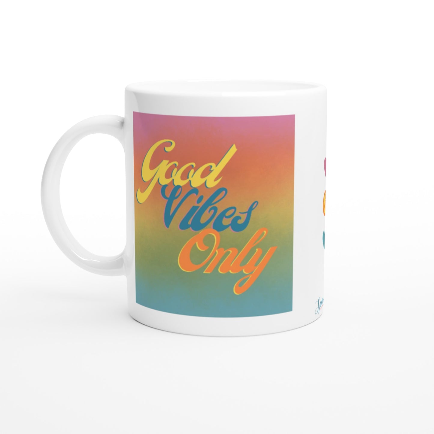 "Good Vibes Only" 11 oz. Mug front view