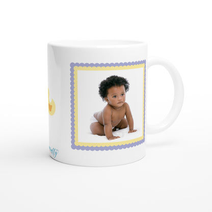 "Mommy's Bundle of Joy" Customizable Photo Mug back view