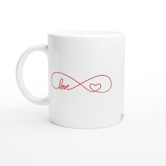 "Infinite Love" Customizable Photo 11 oz. Mug front