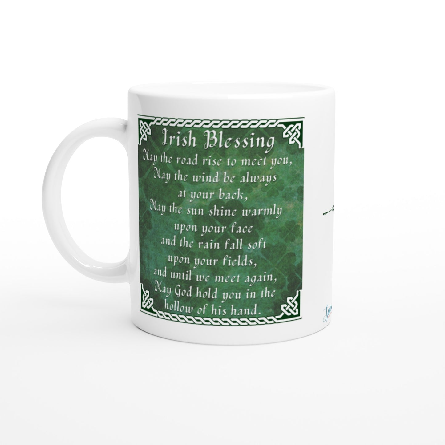 "Irish Blessing" Customizable Photo 11 oz. Mug front view